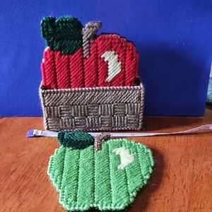 Handcrafted Apple Coasters